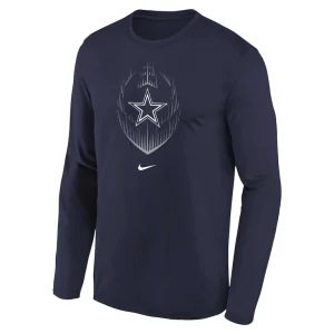 Dallas cowboys nike youth legend icon long sleeve t shirt Navy Yth M