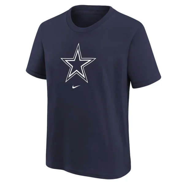 Dallas cowboys nike youth logo t shirt Navy Yth M