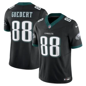 Dallas goedert philadelphia eagles nike alternate vapor f.u.s.e. limited jersey Black