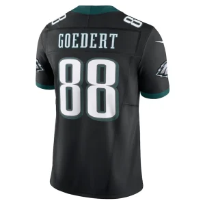 Dallas goedert philadelphia eagles nike alternate vapor f.u.s.e. limited jersey Black L