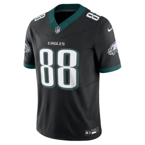 Dallas goedert philadelphia eagles nike alternate vapor f.u.s.e. limited jersey Black M