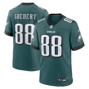 Dallas goedert philadelphia eagles nike team game jersey Midnight green