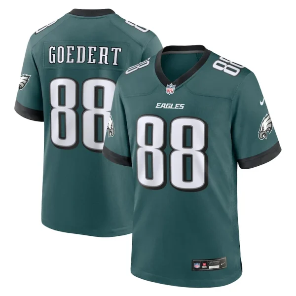 Dallas goedert philadelphia eagles nike team game jersey Midnight green