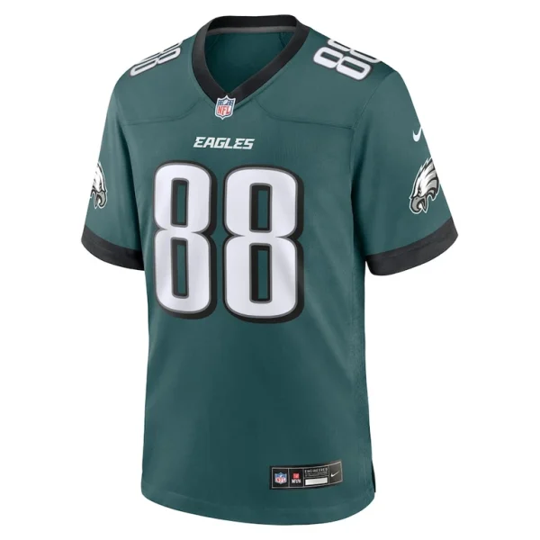 Dallas goedert philadelphia eagles nike team game jersey Midnight green M