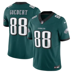 Dallas goedert philadelphia eagles nike vapor f.u.s.e. limited jersey Midnight green