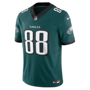 Dallas goedert philadelphia eagles nike vapor f.u.s.e. limited jersey Midnight green M
