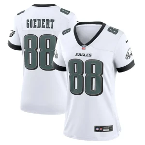 Dallas goedert philadelphia eagles nike white game jersey White