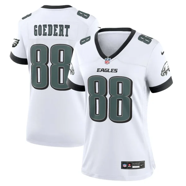 Dallas goedert philadelphia eagles nike white game jersey White