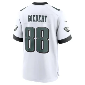 Dallas goedert philadelphia eagles nike white game jersey White L