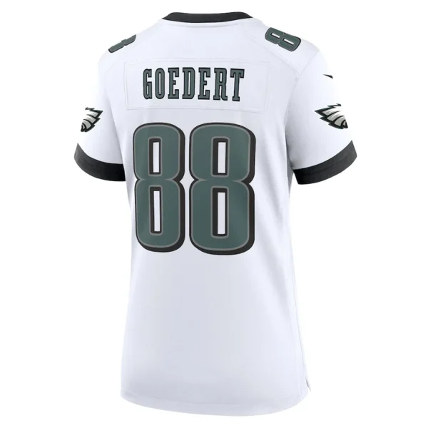 Dallas goedert philadelphia eagles nike white game jersey White L