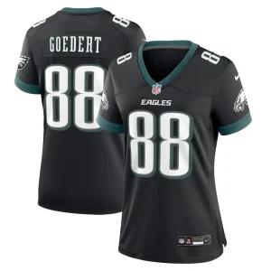 Dallas goedert philadelphia eagles nike womens alternate game jersey Black