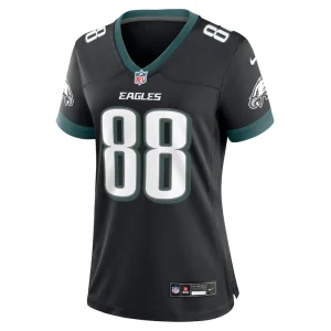 Dallas goedert philadelphia eagles nike womens alternate game jersey Black M