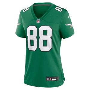 Dallas goedert philadelphia eagles nike womens alternate game jersey Kelly green M