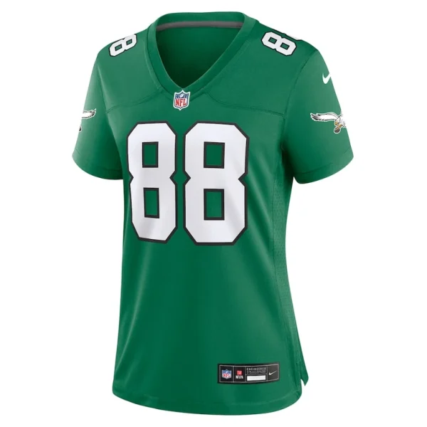 Dallas goedert philadelphia eagles nike womens alternate game jersey Kelly green M