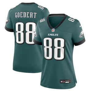 Dallas goedert philadelphia eagles nike womens team game jersey Midnight green