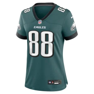Dallas goedert philadelphia eagles nike womens team game jersey Midnight green M