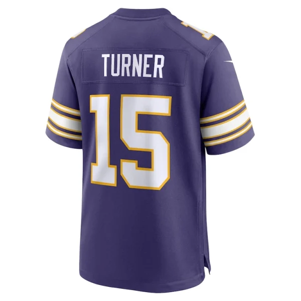 Dallas turner minnesota vikings nike alternate game jersey Purple L