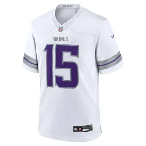 Dallas turner minnesota vikings nike alternate game player jersey White M