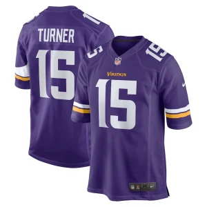 Dallas turner minnesota vikings nike player game jersey Purple