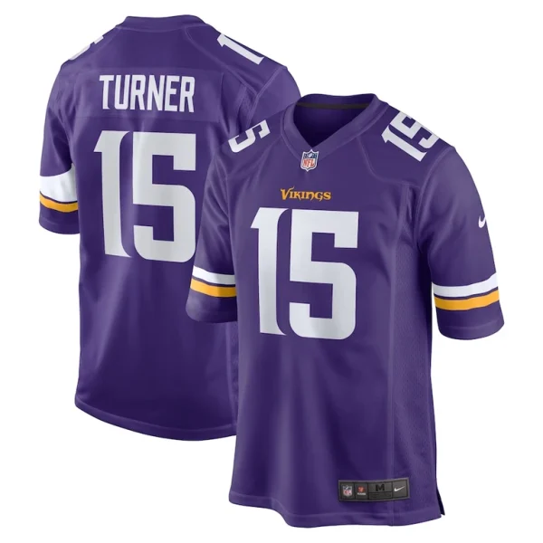 Dallas turner minnesota vikings nike player game jersey Purple