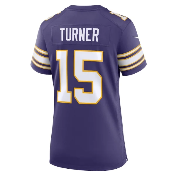 Dallas turner minnesota vikings nike womens alternate game jersey Purple L