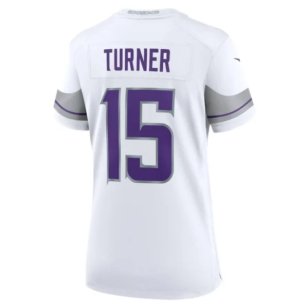 Dallas turner minnesota vikings nike womens alternate game player jersey White L