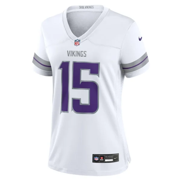 Dallas turner minnesota vikings nike womens alternate game player jersey White M