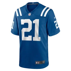 Dallis flowers indianapolis colts nike game jersey Royal M