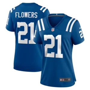 Dallis flowers indianapolis colts nike womens game jersey Royal