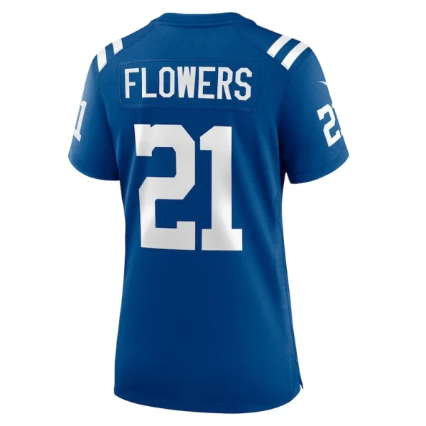 Dallis flowers indianapolis colts nike womens game jersey Royal L