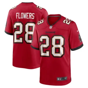 Dallis flowers tampa bay buccaneers nike game jersey Red