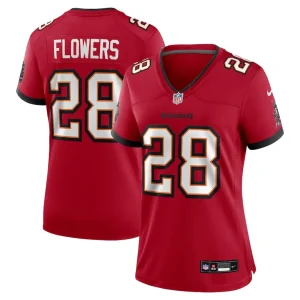 Dallis flowers tampa bay buccaneers nike womens game jersey Red