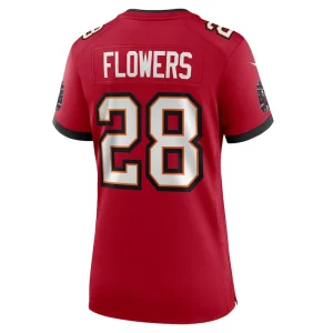 Dallis flowers tampa bay buccaneers nike womens game jersey Red L