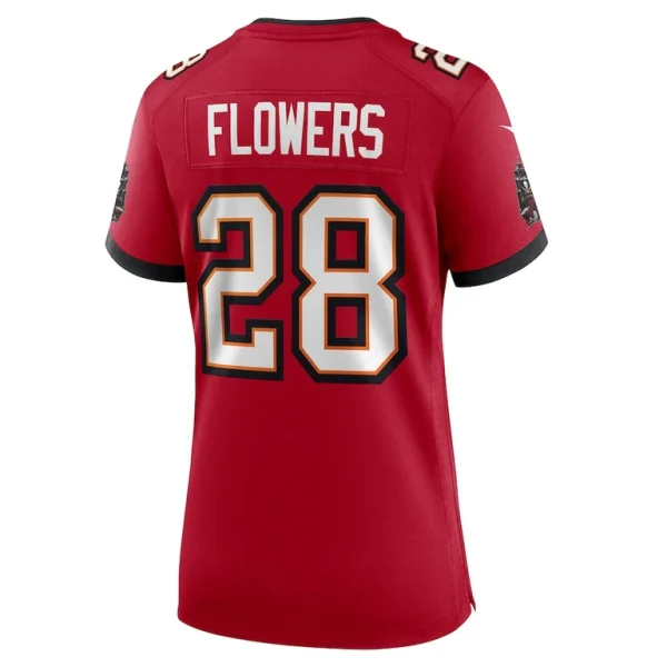 Dallis flowers tampa bay buccaneers nike womens game jersey Red L