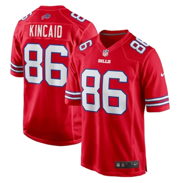 Dalton kincaid buffalo bills nike alternate game jersey Red