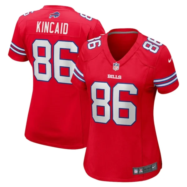 Dalton kincaid buffalo bills nike womens alternate game jersey Red
