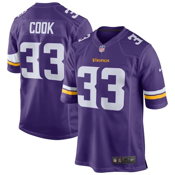 Dalvin cook minnesota vikings nike player game jersey Purple