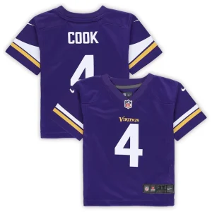 Dalvin cook minnesota vikings nike toddler game jersey Purple