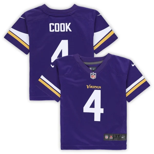 Dalvin cook minnesota vikings nike toddler game jersey Purple
