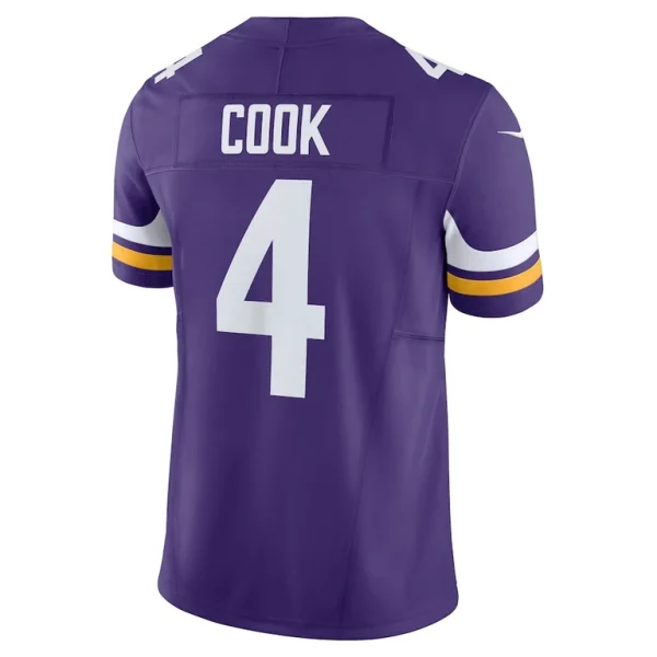 Dalvin cook minnesota vikings nike vapor f.u.s.e. limited jersey Purple L