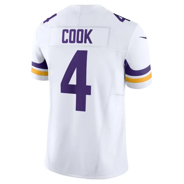 Dalvin cook minnesota vikings nike vapor f.u.s.e. limited jersey White L