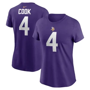 Dalvin cook minnesota vikings nike womens name number t shirt Purple
