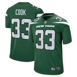 Dalvin cook new york jets nike game player jersey Gotham green