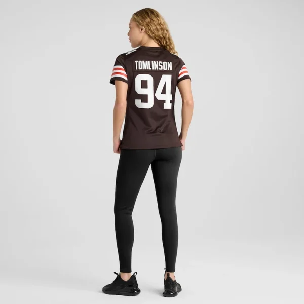 Dalvin tomlinson cleveland browns nike womens game player jersey Brown 2XL