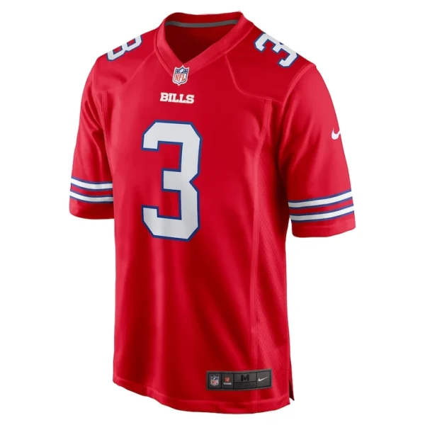 Damar hamlin buffalo bills nike alternate game jersey Red M