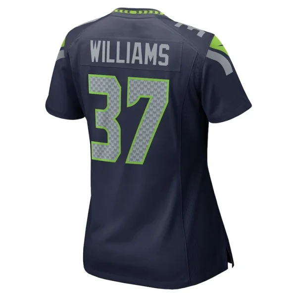 Damarion williams seattle seahawks nike womens game jersey Navy L