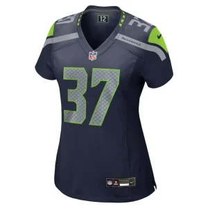 Damarion williams seattle seahawks nike womens game jersey Navy M