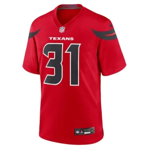 Dameon pierce houston texans nike alternate game jersey Red M