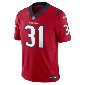Dameon pierce houston texans nike vapor f.u.s.e. limited jersey Red M