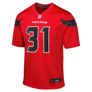Dameon pierce houston texans nike youth alternate game jersey Red Yth M